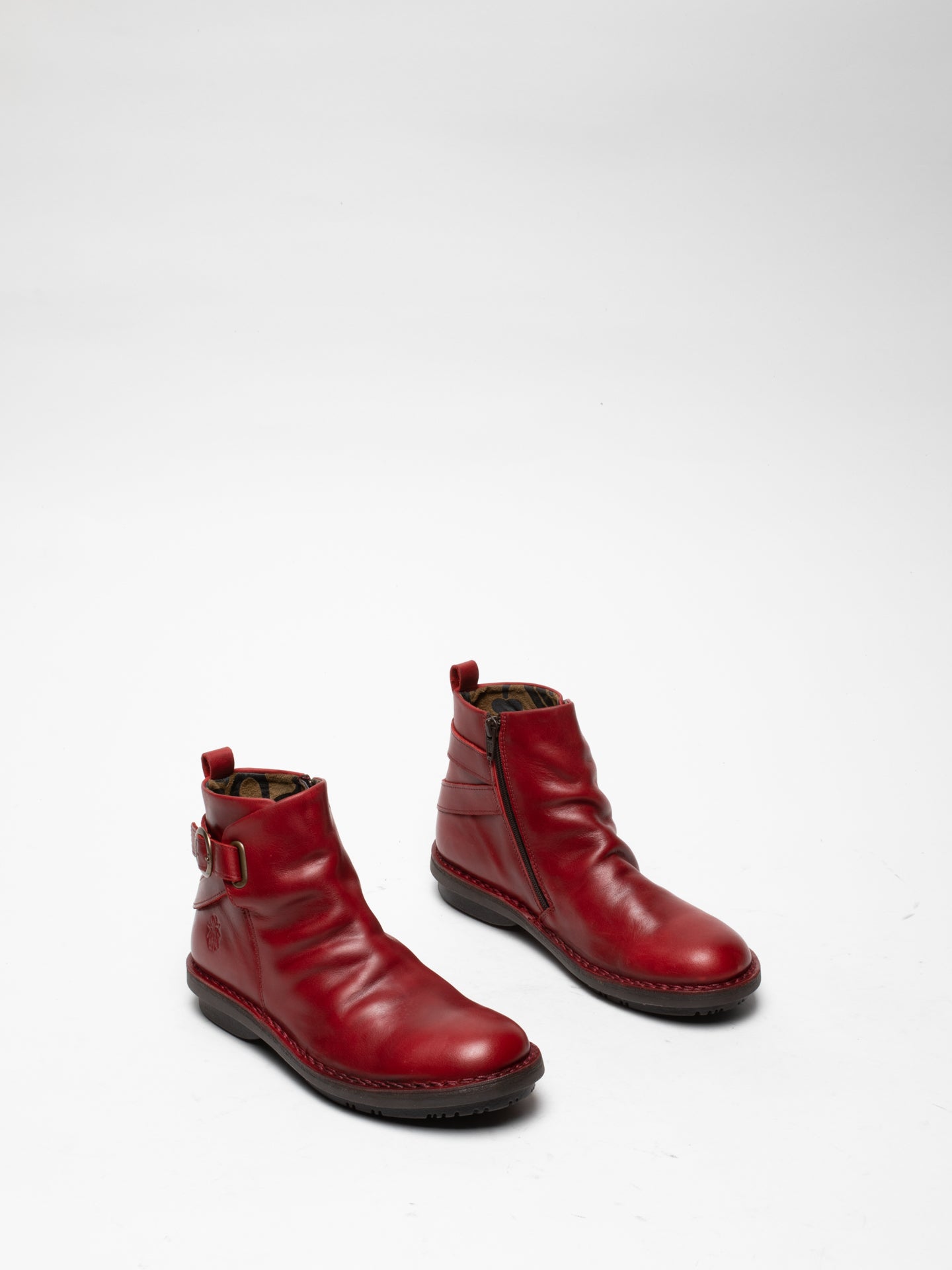 Fly London Botins com Fivela FICO968FLY RUG RED
